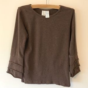 Matilda Jane Size 8 Brown Top